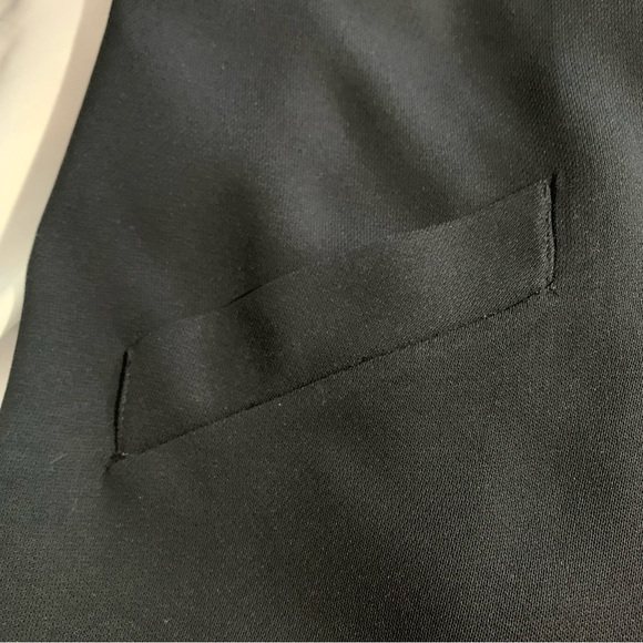 Kasper ASL Coat Shift Dress Lined Size 12P Black Women's Coat - Picture 5 of 11